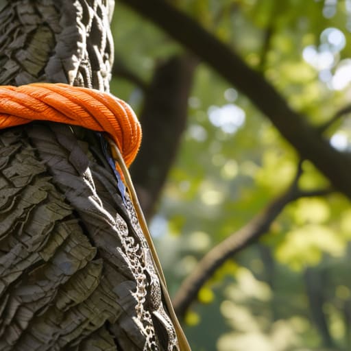 Mastering the Fishing Pole Method for Trees and Aerial Line Deployment.
